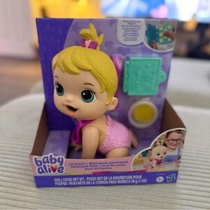 Lil Snacks Doll with Blonde Hair and Pink Outfit